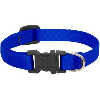 Lupinepet Comfortable Dog Collar 6/9 Inch, 1/2 Inch Width, Blue