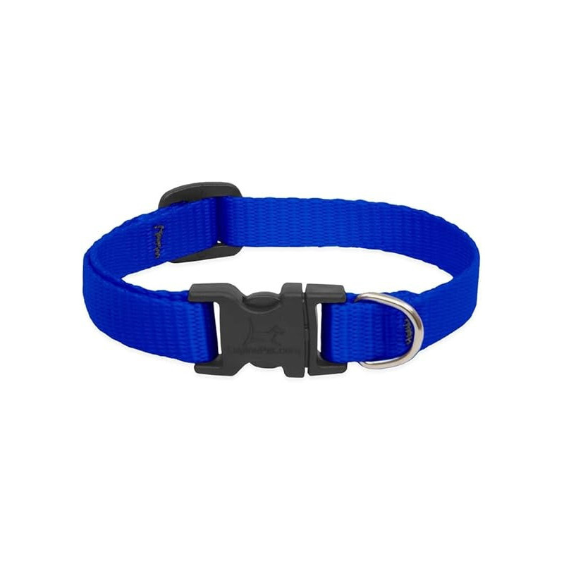 Lupinepet Comfortable Dog Collar 6/9 Inch, 1/2 Inch Width, Blue