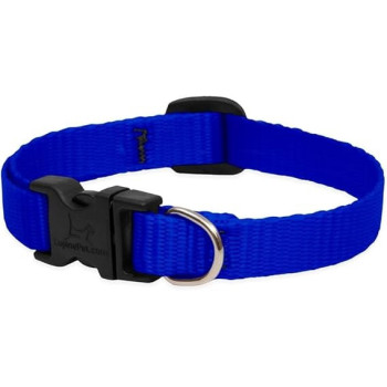 Lupinepet Comfortable Dog Collar 8-12 Inch, 1/2 Inch Width, Blue