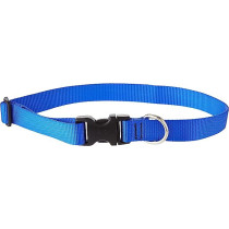 Lupinepet Comfortable Dog Collar 16/28 Inch, 1 Inch Width, Blue