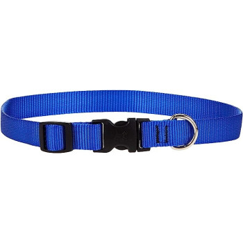 Lupinepet Comfortable Dog Collar 13/22 Inch, 3/4 Inch Widht, Blue
