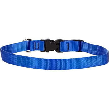 Lupinepet Comfortable Dog Collar 13/22 Inch, 3/4 Inch Widht, Blue