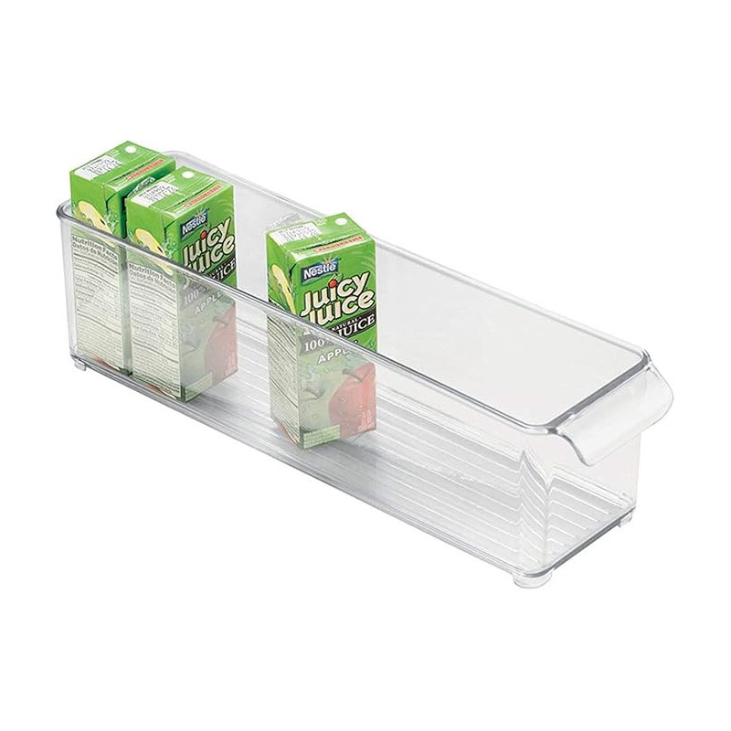 Interdesign Plastic Fridge Binz 4X4 Deep Bin, Clear