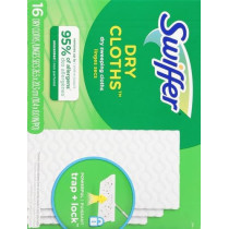 Swiffer Disposable Cloth Dry Sweeping Refills, 16 Count, White, Thomaswi