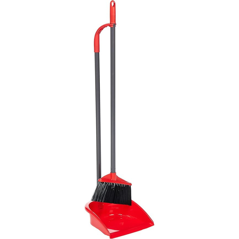 Vileda Long Handle Dust Pan/Broom