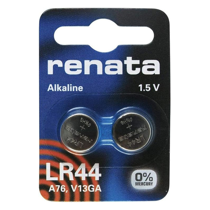 Renata Lithium Battery Lr44, 1.5 v
