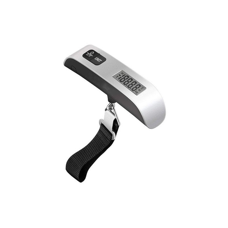 Digital Luggage Weighing Scale Silver/Black