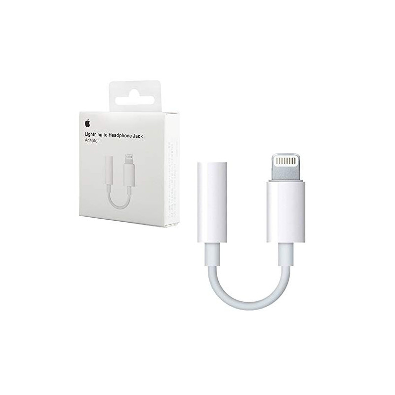 Headphone Jack Adapter For iPhone 7, White