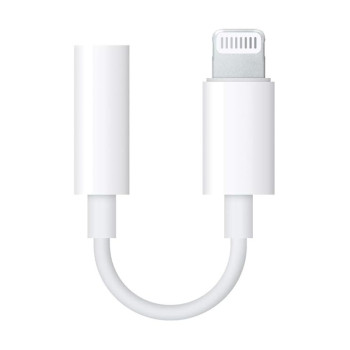Headphone Jack Adapter For iPhone 7, White