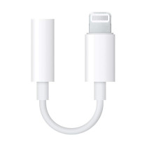 Headphone Jack Adapter For iPhone 7, White