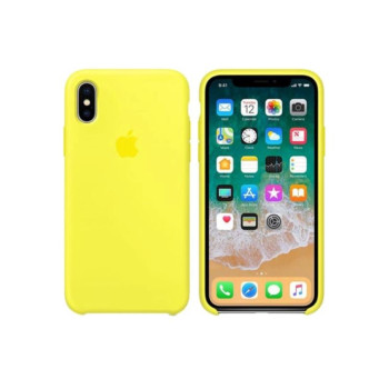 Reer Silicone Soft Case Cover For iPhone XS Max, Yellow