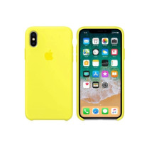 Reer Silicone Soft Case Cover For iPhone XS Max, Yellow