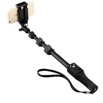 Yunteng Bluetooth Monopod Selfie Stick For Mobile Phones, Black