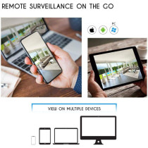 UK PLUS 1080P 8Ch Home Security Camera System, Surveillance Dvr Kit With 8 Bullet Indoor Camera/Outdoor Camera (1Tb Hard Drive)