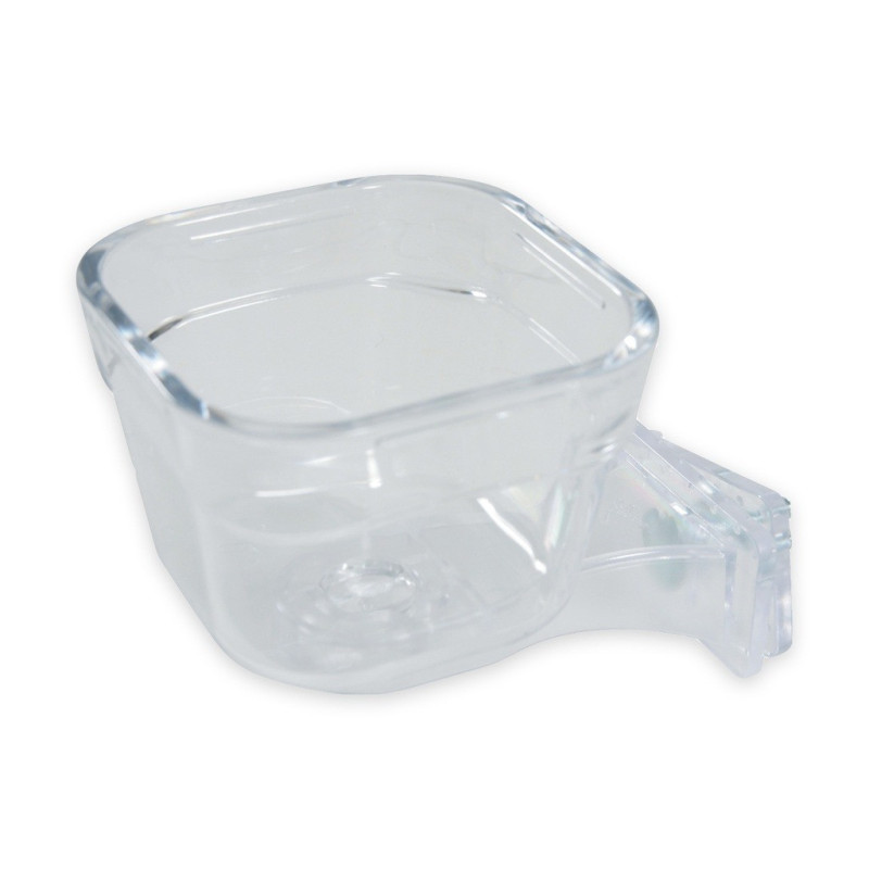 Zolux Bird Feeder For Parrots, Medium Size, Transparent