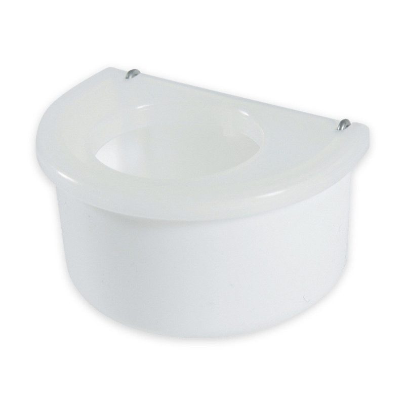 Zolux Bird Feeder No Waste Engineered To Minimize Food Wastage, White