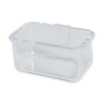 Zolux Bird Feeder Rectangular Shape Ideal For Both Small And Medium Sized Bird, Transparent