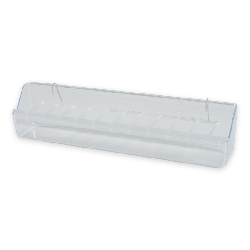 Zolux Bird Feeder With Grid, Extra Large Size, Transparent