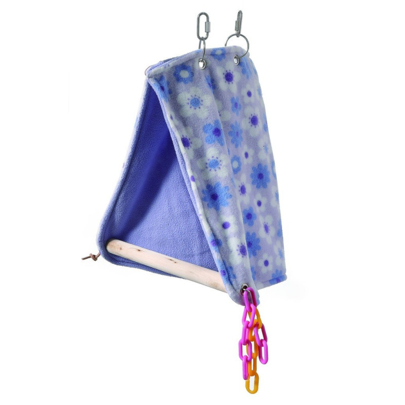 Collapet Bird Hideaway Perch Strong And Healthy Feet Large Size, Purple