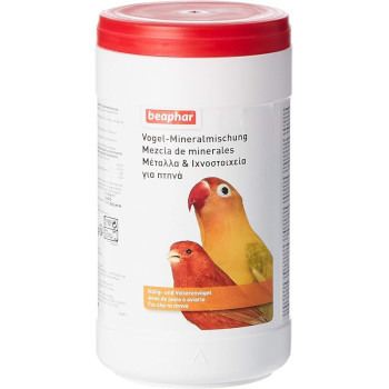 Beaphar Mineral Mixture Bird Food Supporting Strong Bones, Feathers And Robust Immune System, 1.25 Kg