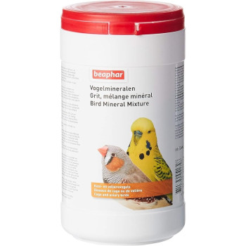 Beaphar Mineral Mixture Bird Food Supporting Strong Bones, Feathers And Robust Immune System, 1.25 Kg
