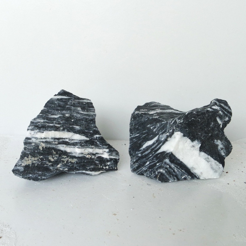 Sv Aquarium Deco Black And White Aurum Rock, Medium, 18-23 cm