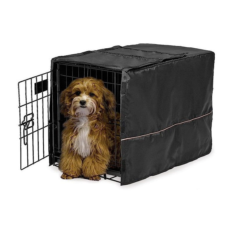 Midwest Black Polyester Crate Cover, Black, 22 Inches