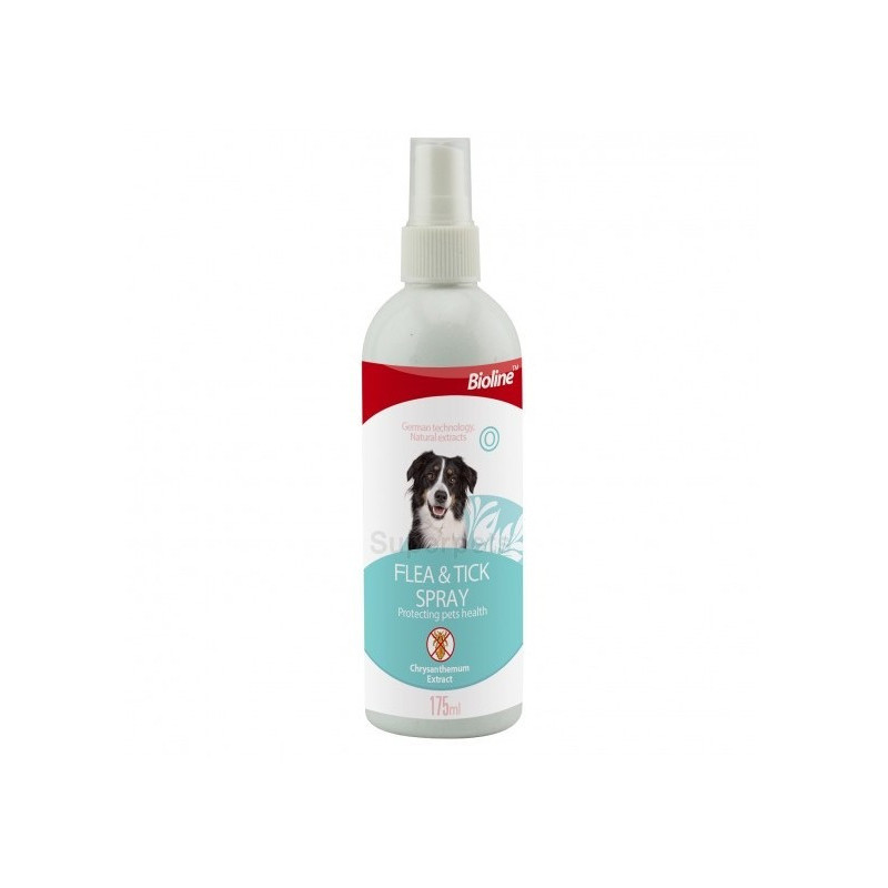 Bioline Flea And Tick Spray For Dog, 175 Ml Bottle