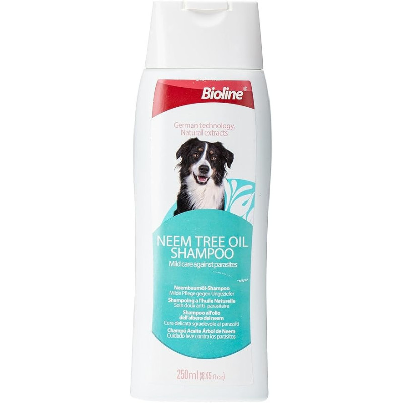 Bioline Neem Tree Oil Shampoo For Dog, 250 Ml