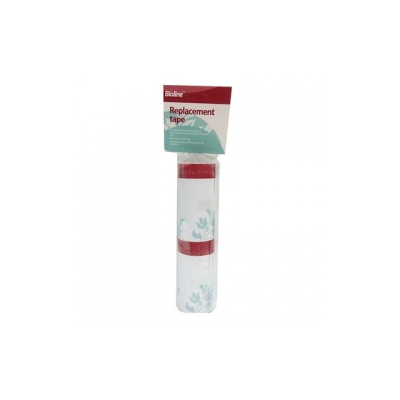 Bioline Replacement Tape For Pet Roller, 60 Pieces, 2 Pack, White