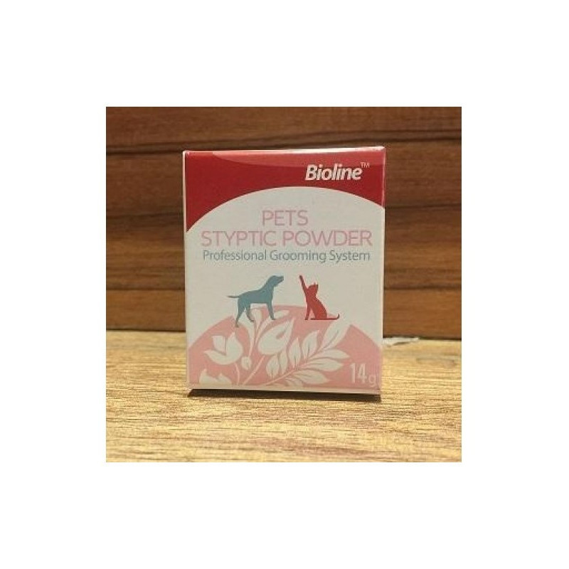 Bioline Pets Blood Stopper Styptic Powder, 14 Gram