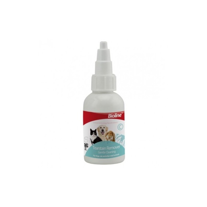 Bioline Tear Stain Remover For Dog, Cat And Small Animals, 50 Ml