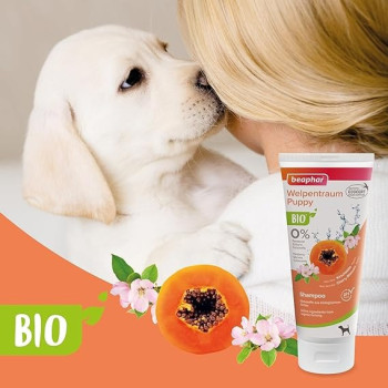 Beaphar Bio Cosmetic Puppy Shampoo Active Ingredients From Organic Farming, 200 Ml