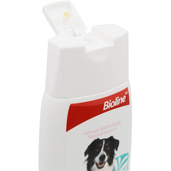 Bioline Aloe Vera Shampoo For Dogs Removing Dirt, Debris, And Odors, 250Ml