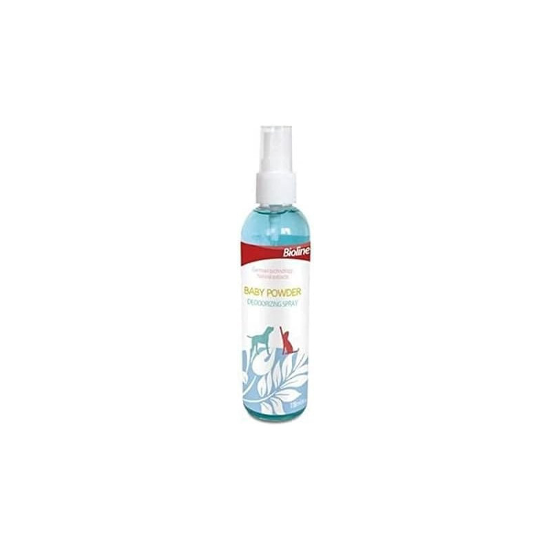 Bioline Baby Powder Deodorizing Pet Spray, 118Ml