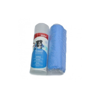 Bioline Pet Bath Towel For Dogs Maintaining Its Absorbency And Softness, 66 X 43Cm