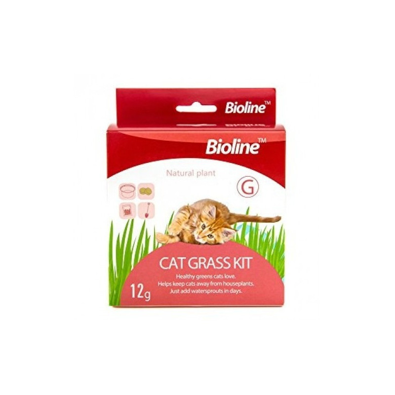 Bioline Grass Seeds Kit Easy To For Cats, 12 Gram