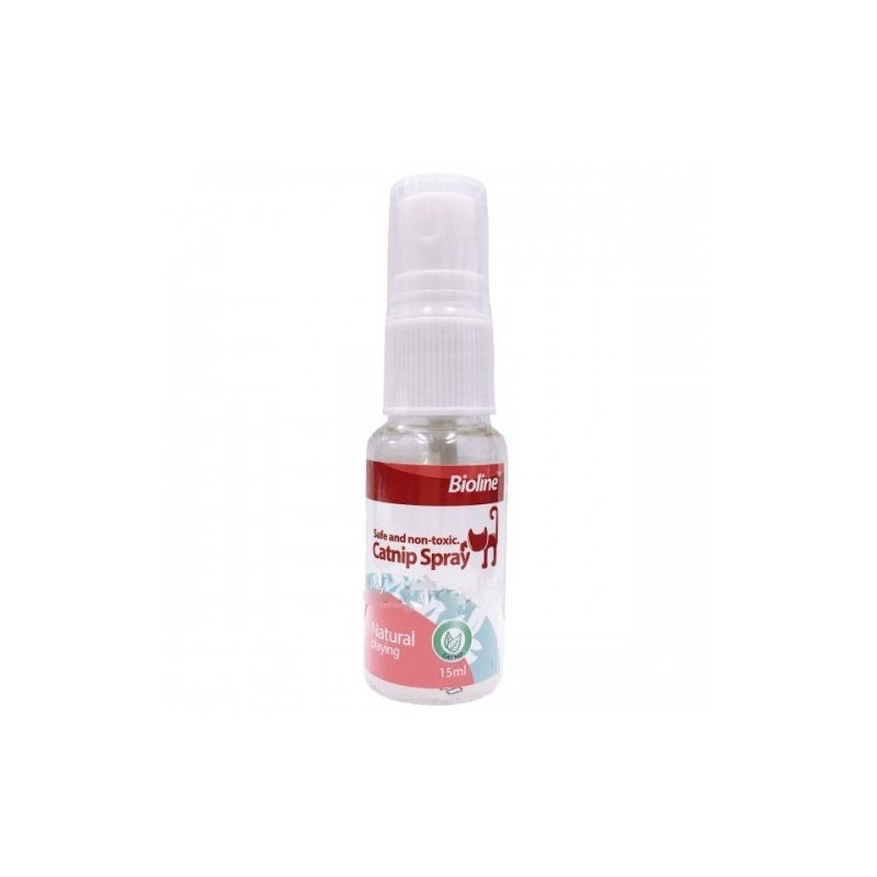 Bioline Catnip Spray For Cats Safe And Non-Toxic, 15Ml
