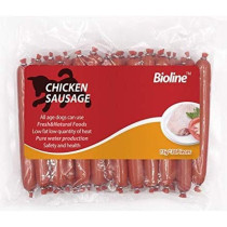Bioline Chicken Sausage For Dogs With High-Quality Protein, 150 X 30