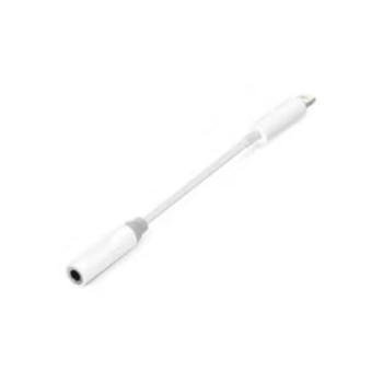 Lightning To 3.5 mm Female Aux Audio Adapter For Iphone 7, White