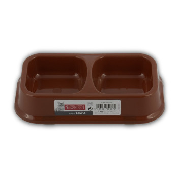 M-Pets Plastic Double Bowl...