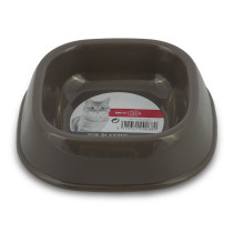 M-Pets Plastic Single Bowl For Cat, 200Ml (Grey)