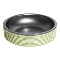 Zee.Cat Duo Bowl For Cat, Non-Stick, Nonslip, Olive