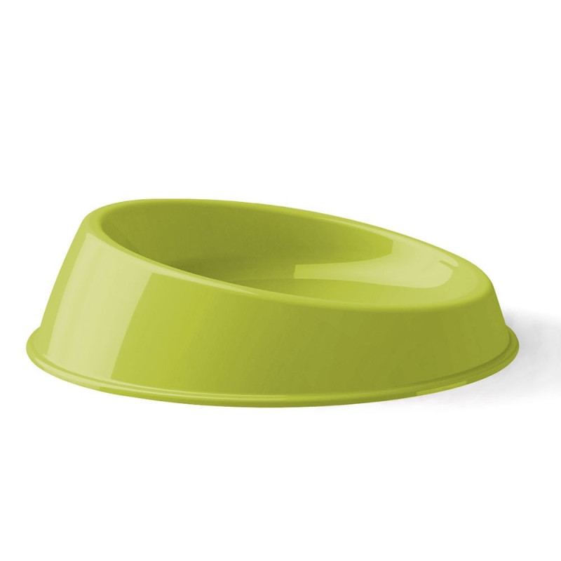 Georplast 400Ml Vibrissa Bowl For Cat, Large (19 x 5H), Lime Green