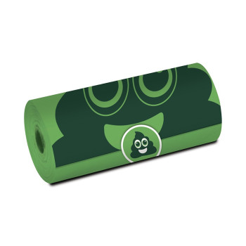 M-Pets Poo Eco Friendly Waste Bags 100 Percentage Compostable And Biodegradable Unscented For Dog, 60 Bags