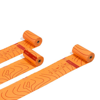 Zee.Dog Compostable Poop Bag Refill Box For Dogs, 4 Rolls (Orange)