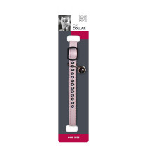 M-Pets Jewel Cat Collar With Bell One Size Fits All, Pink