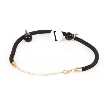 M-Pets Pixie Cat Eco Collar With Bell, Black (0.6 cm x 30 cm)