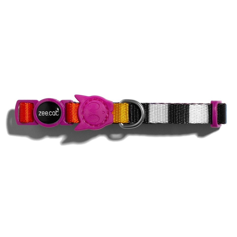 Zee.Cat Prisma Cat Collar One Size Fits All Breakaway Buckle