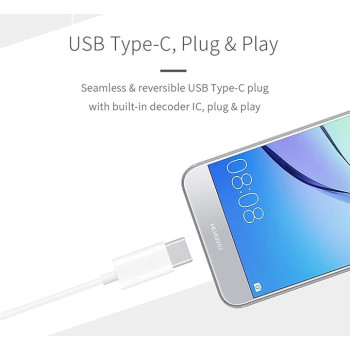 Huawei CM33 Wired In-Ear Headphones With Mic Type C, White